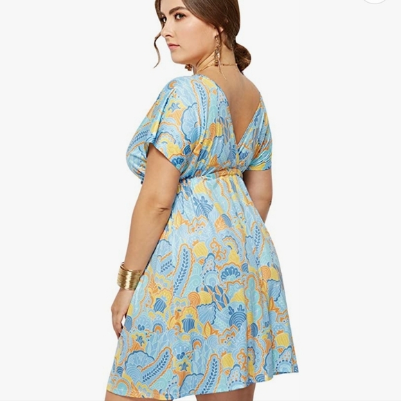 Vintage style dress or coverup - Picture 2 of 5